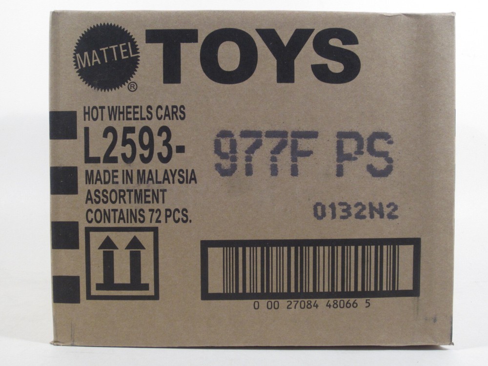 2022 F Case Hot Wheels Factory Sealed Case L2593-977F PS 72 count cars mainline