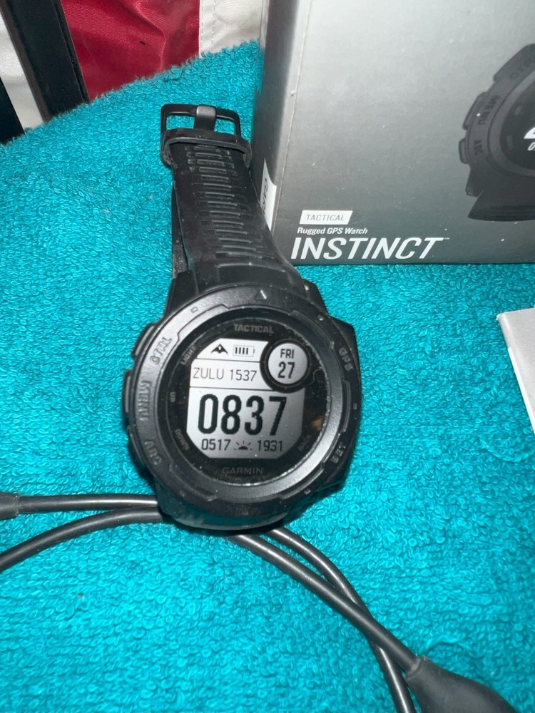 Garmin Tactix Delta Solar Military Smartwatch in Black