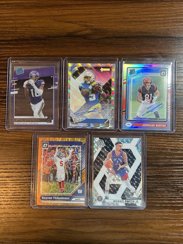 Huge Sports Card Lot Football Basketball Baseball RC Autos Patches #D 111 Cards