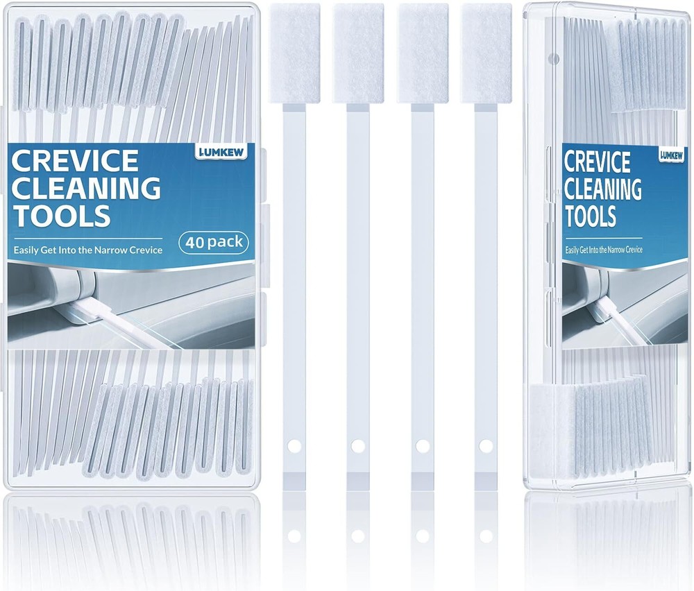 40pcs Disposable Crevice Cleaning Brushes For Small Spaces Detail Gaps Scrub Cle