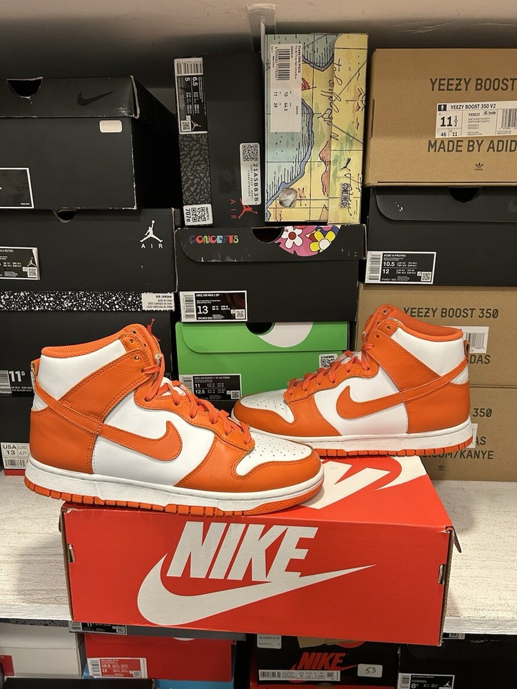 Size 9.5 - Nike Dunk 2021 High Syracuse W