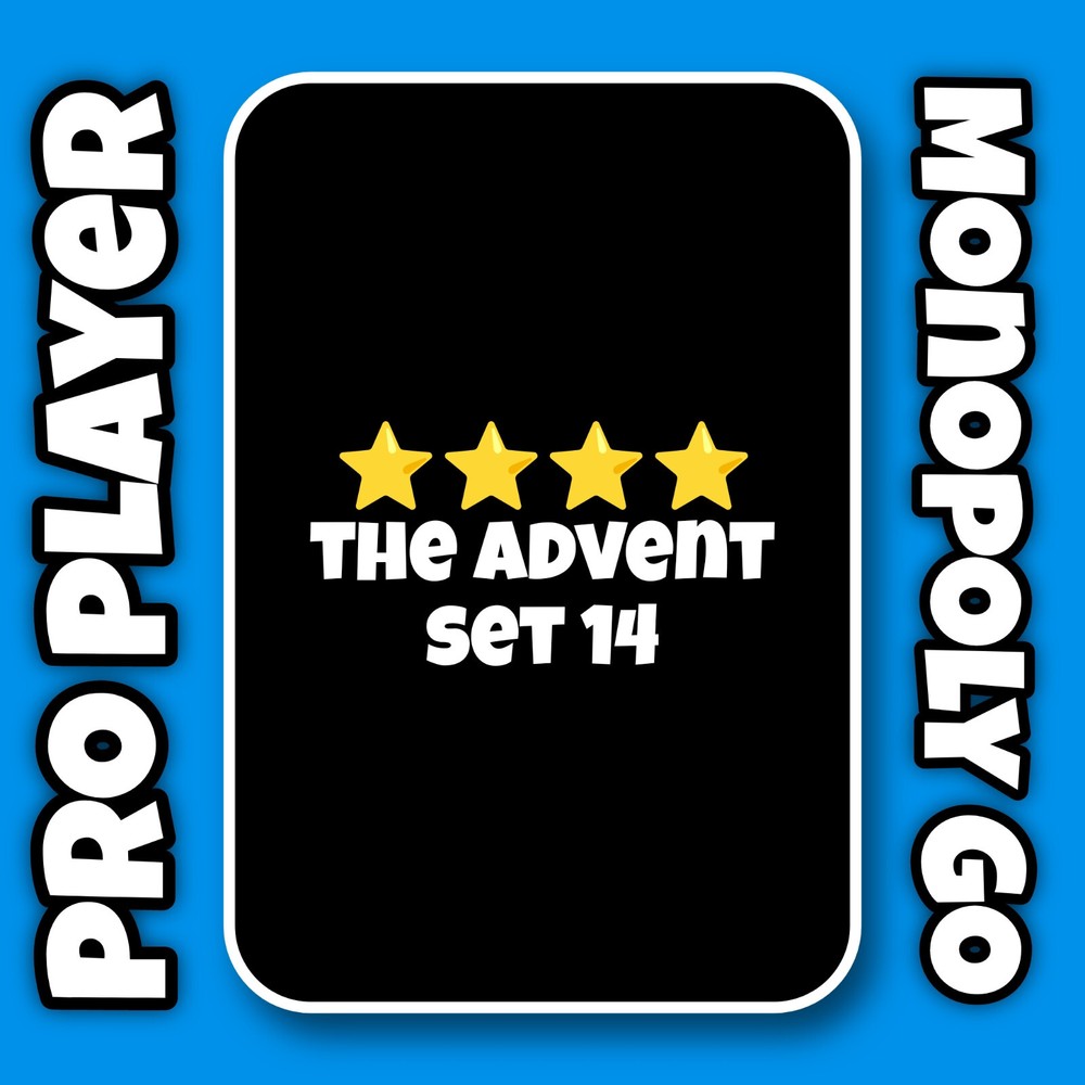 THE ADVENT Set 14 For MonoGo 4 Stars Sticker ⚡ Instant Sent