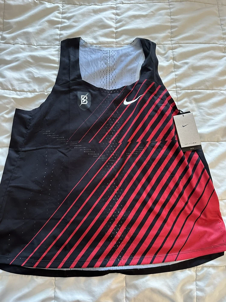 Nike AeroSwift Bowerman Track Club Singlet DR5849-010 Womens Medium