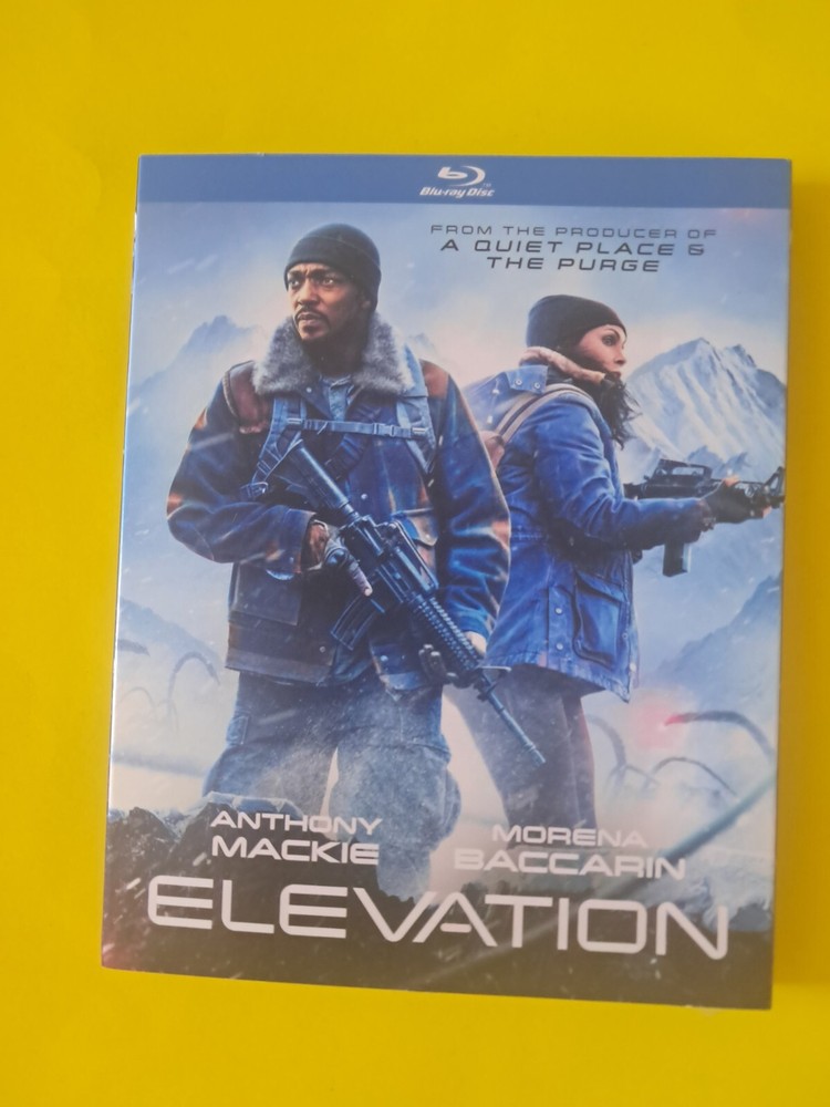 New 2024 Action Blu-Ray Elevation Starring Anthony Mackie Morena Baccarin