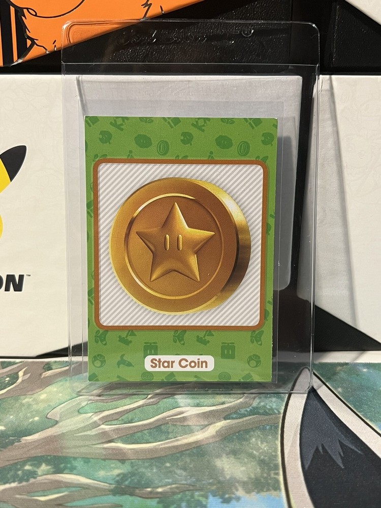 Panini Super Mario Trading Cards No. 136 Star Coin, Item Card