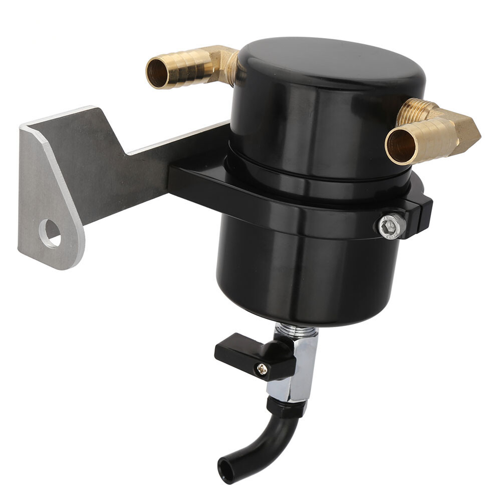 Black Air Oil Separator Fits 03-07 Hummer H2 5.3L 6.0L 6.3L 99-17 GM Trucks 4.8L