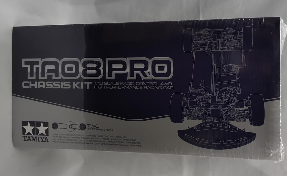TAMIYA 1/10 TA-08 PRO RC Car Chassis Kit for Radio Control Racing