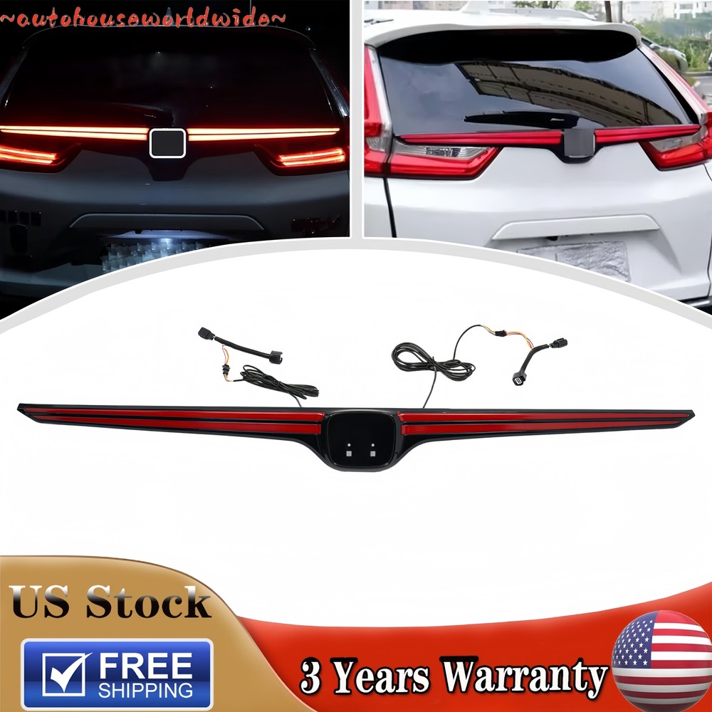 Rear Trunk LED Tail Light Trunk Bumper Tail Brake Light For 2017-2022 Honda CRV