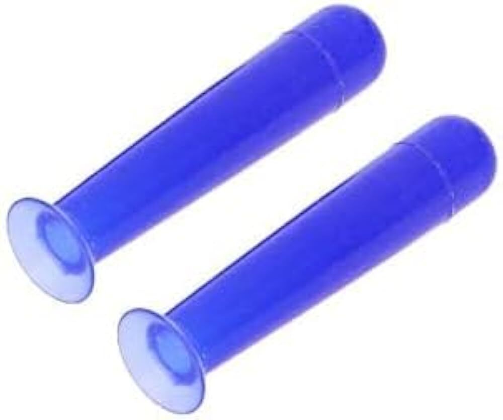 2Pcs Blue Silicone Contact Lens Suction Cup Stick for Easy Hygienic Lens Care