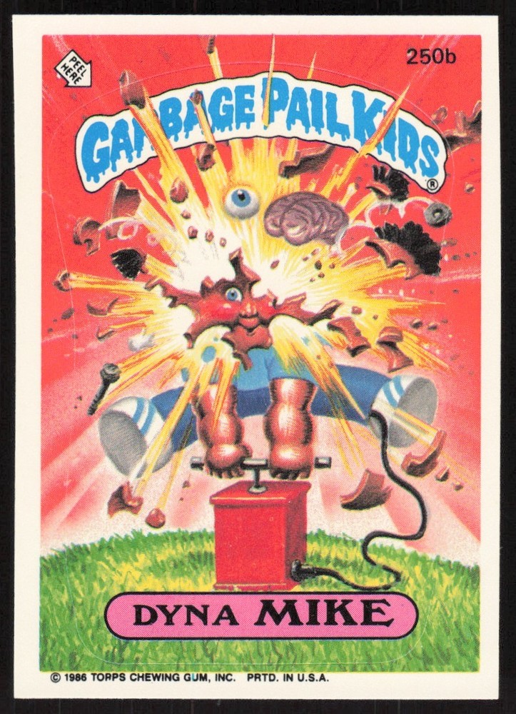 1986 Topps Garbage Pail Kids Sticker Cards Complete Set