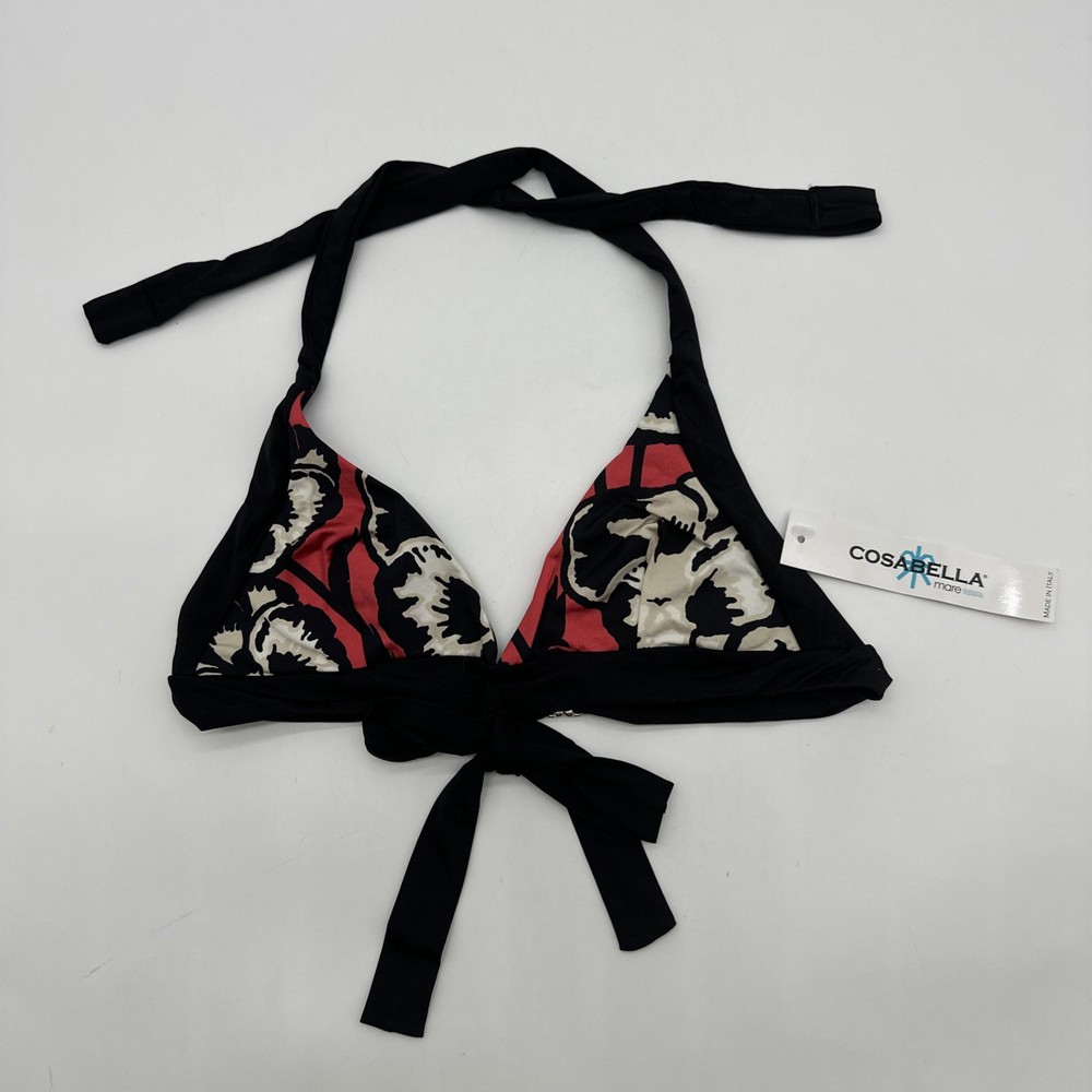 Cosabella Mare Pansy Tri Top Coral Top Swim Women  Size S NWT In Italy .#34600
