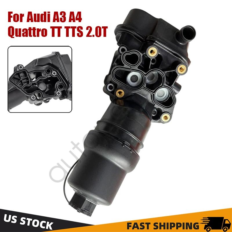 Engine Oil Filter Housing Assy For Audi A3 A4 TT VW Jetta Golf GTI Passat 2.0T