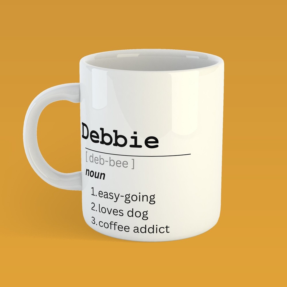 Personalised Name And Definition Mug Personalized Gift Mug Mug With Name Custom