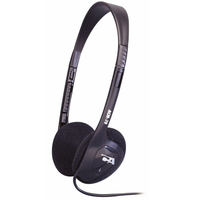 Cyber Acoustics ACM-70b Lightweight Stereo Headphones for Comfortable Listening-image