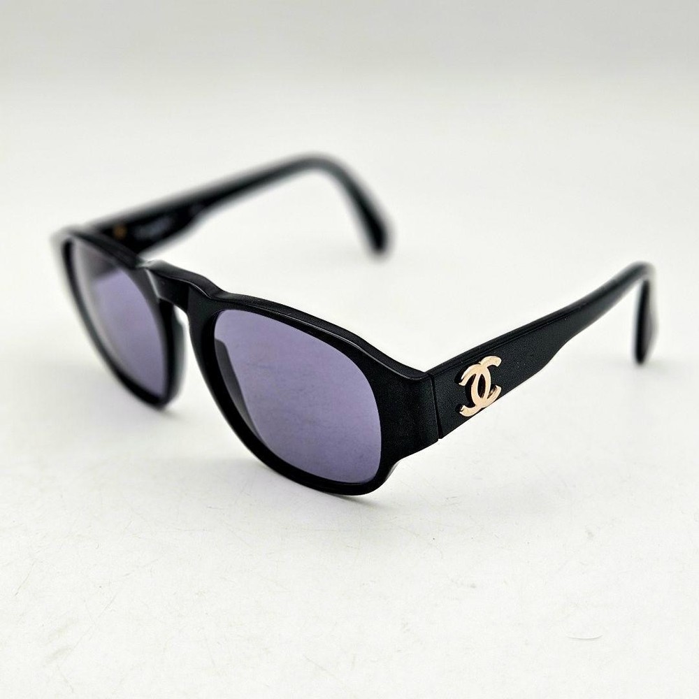 Chanel Coco Mark 4191 Sunglasses UV Protection Black Frame Unused