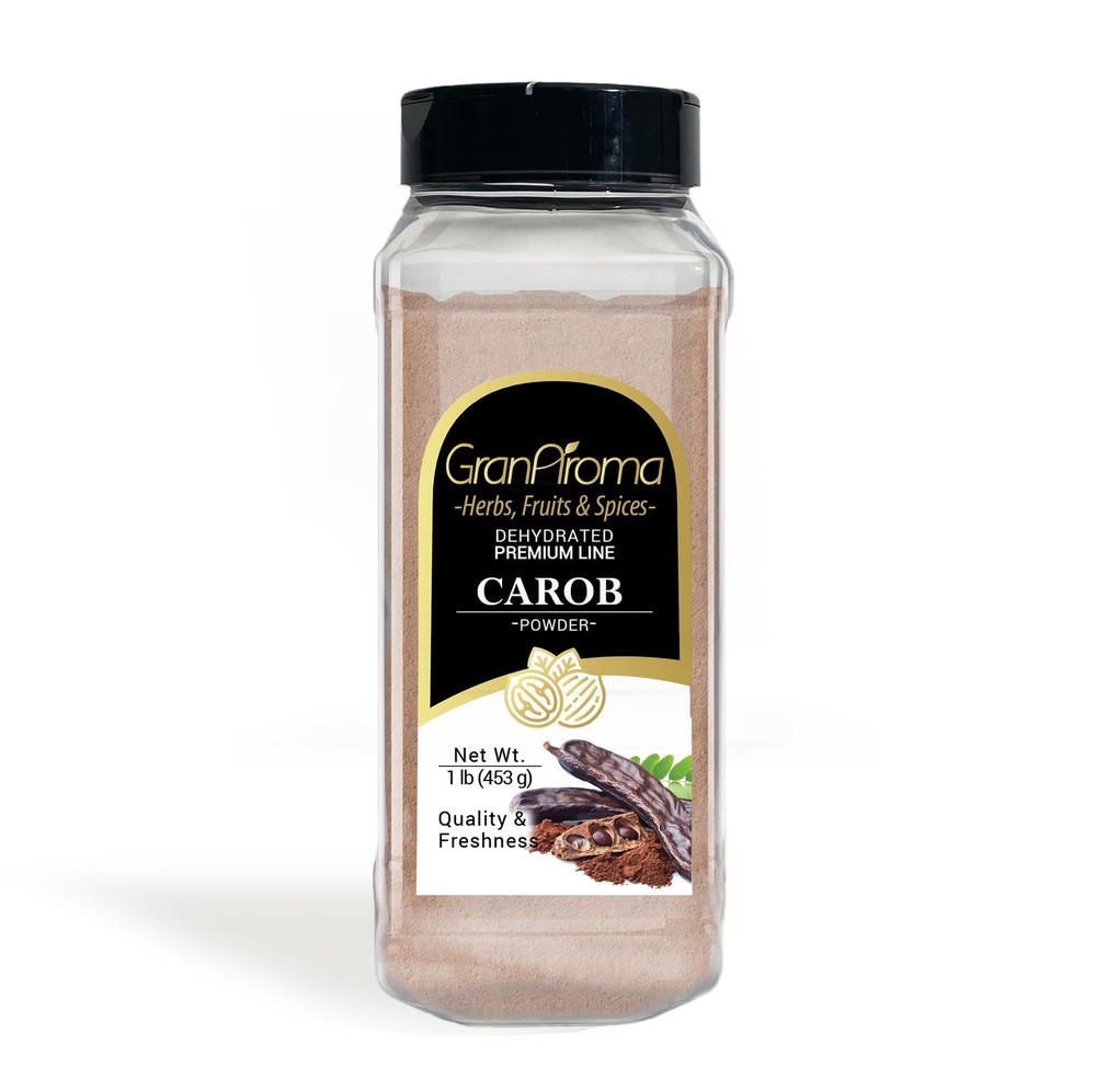 Organic Carob Powder for Baking, Shakes & Smoothies – 16 oz