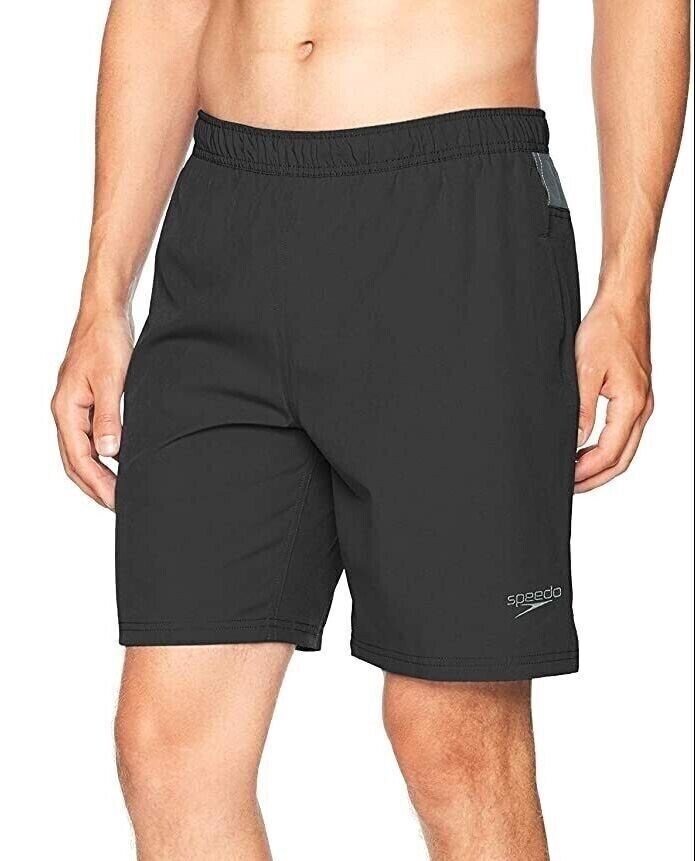 Speedo Men's Hydro Tech Volley Swim Shorts, Black, Size S (30/32)