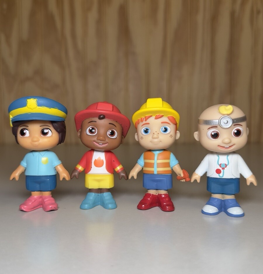 CoComelon 4-Pack 2.5 Inch Character Figure Toy Set  