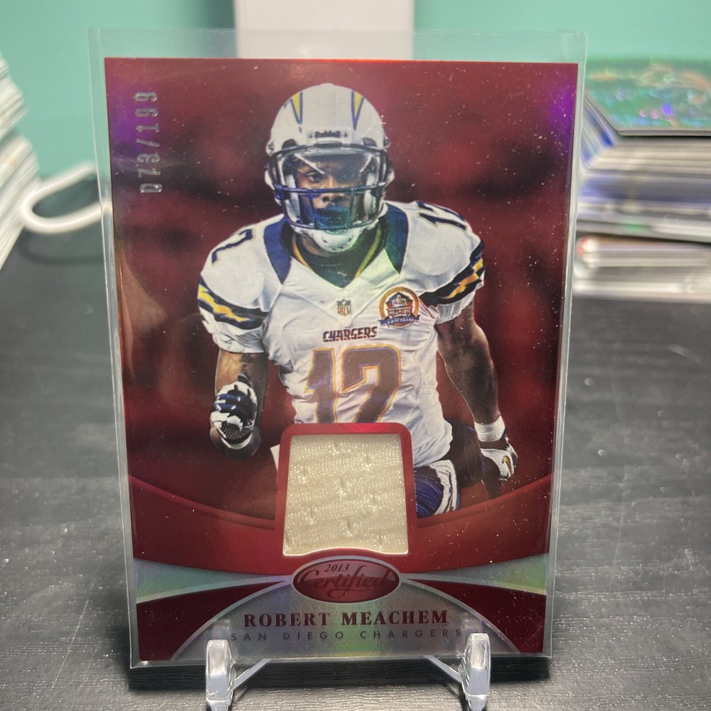 2013 Panini Certified Robert Meachem #77 Mirror Red MEM 199