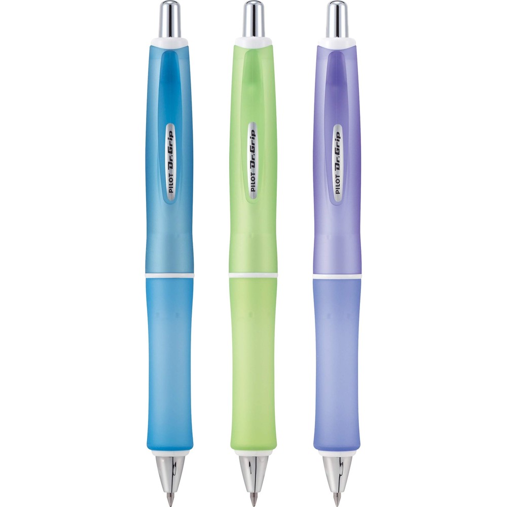 PILOT Dr. Grip Frosted Refillable & Retractable Advanced Ink Ballpoint Pen, M...