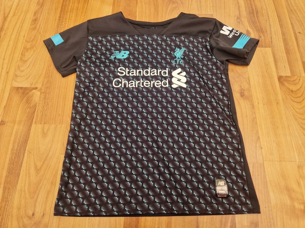Liverpool FC 2019-20 Boys 4-5 Years 3rd Kit Football Shirt New Balance