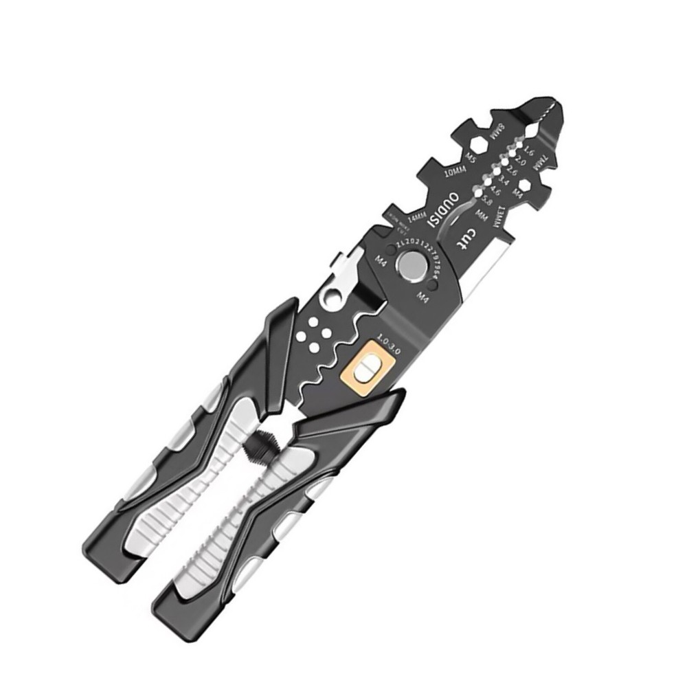 Needle Nose Wire Stripper Cutter Crimping Pliers For Cables Terminals  