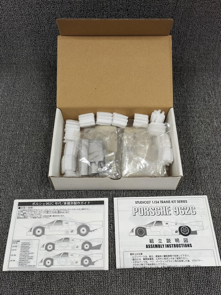 STUDIO27 1/24 Porsche 962C Resina Kit Trans Serie