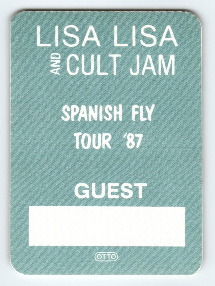 Lisa Lisa And Cult Jam Backstage Pass 1987 Pop Soul Dance Music Vintage