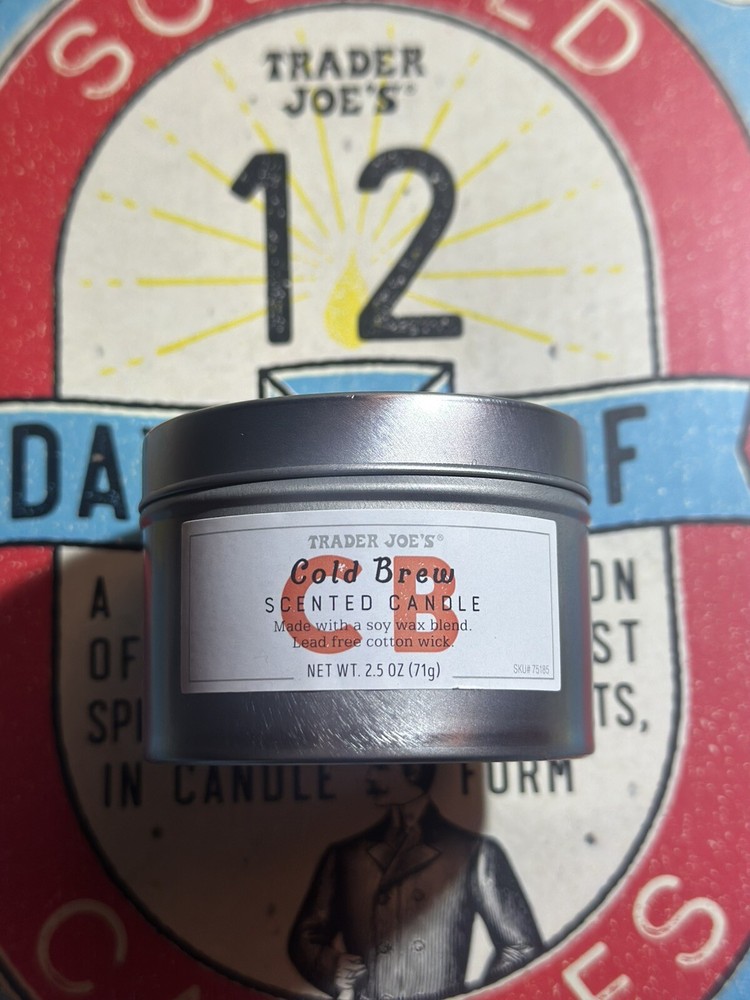 Trader Joe’s Holiday 12 Days Of Scented Candles #10 Cold Brew Coffee