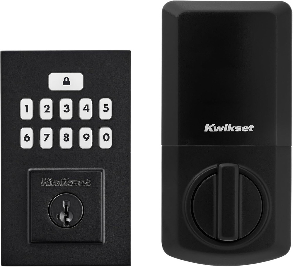 Kwikset SmartCode 260 Keypad Electronic Door Lock in Matte Black