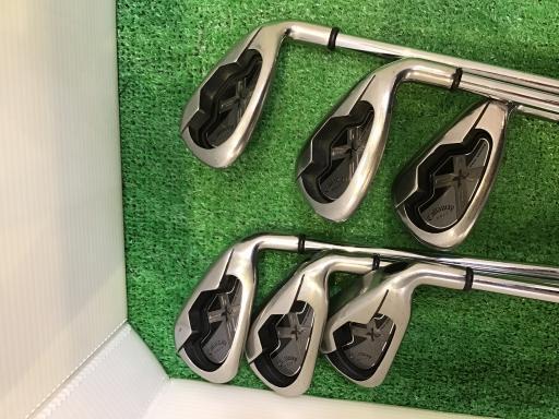 Callaway X18 Pro Series Iron Set 5-9 Plus PW Rifle 90 Flex S 6-Piece Golf Clubs