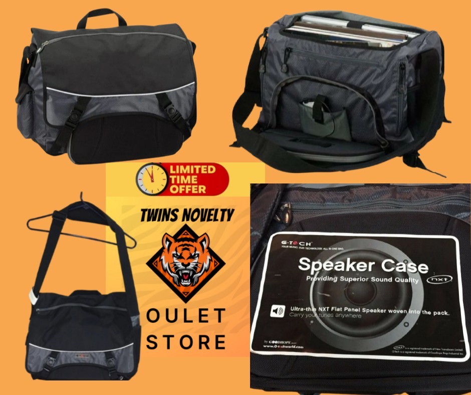 LOT of 3 GoodHope Bag Clearance Sale Messenger speaker BLACK Travel Bag School-image