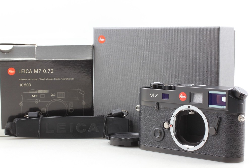[Near MINT in BOX] Leica M7 0.72 Black Rangefinder 35mm Film Camera from JAPAN