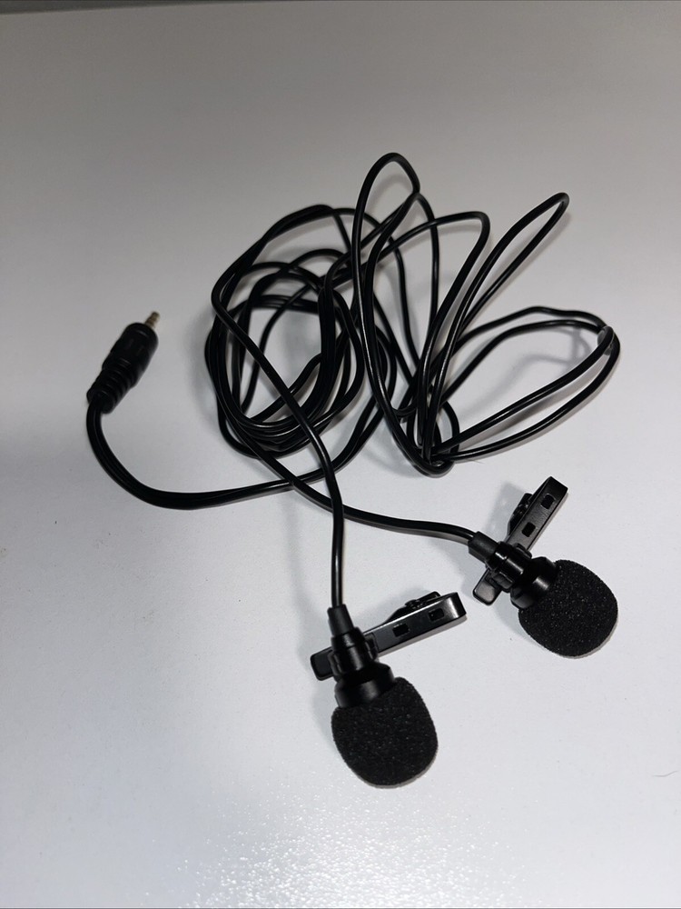 Tonor Double wired lavalier microphone With Case