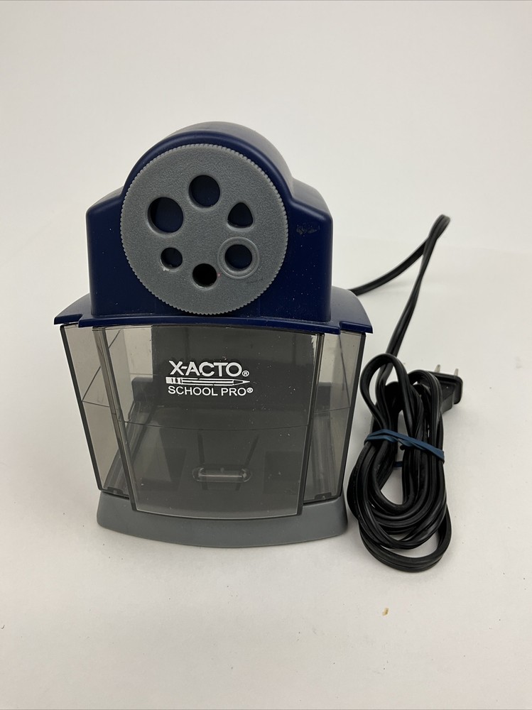 Elmer's X-ACTO 1675 TeacherPro Electric Pencil Sharpener - Black/Blue