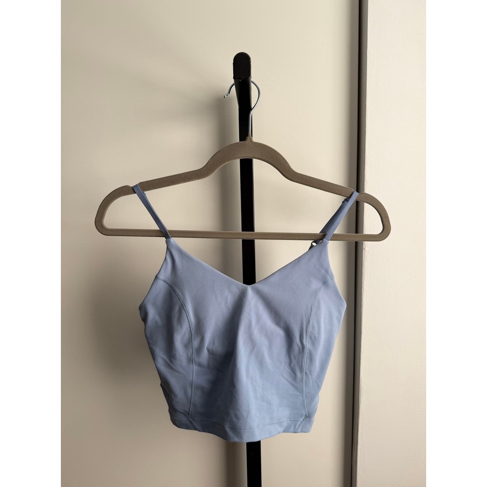 Lululemon Align Cropped Cami Tank Top – Size 2 – Blue Willow (A/B Cup)