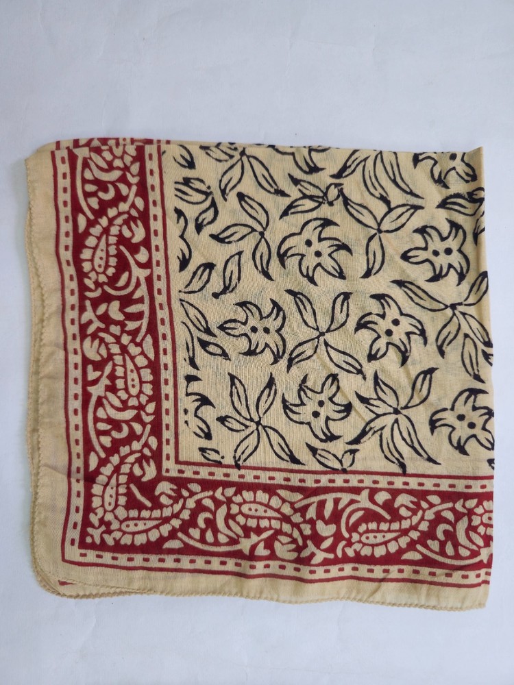 Bohemian Cotton Bandana Scarf Soft 100% Cotton Boho Style Neck Wrap