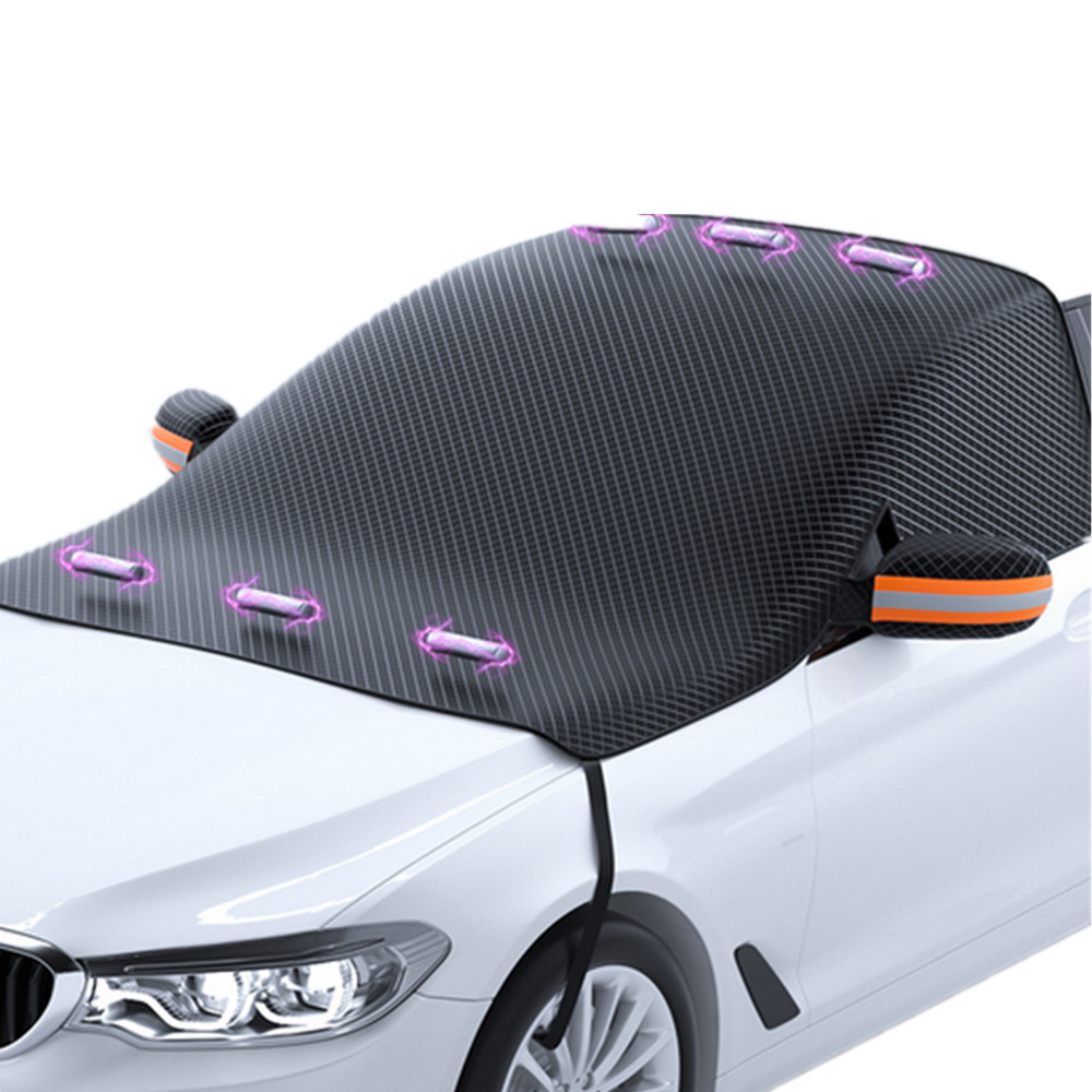 Car Snow Cover for Windshield - Ice Frost Guard & Sun Protection for Winter Outdoor Use