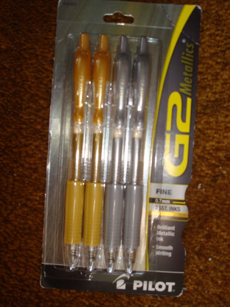 PILOT G2 METALLICS GEL PENS