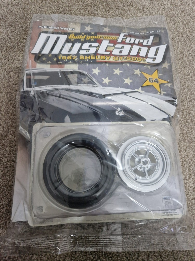 1/8 DEAGOSTINI BUILD YOUR OWN FORD MUSTANG 1967 SHELBY GT-500 ISSUE 64 INC PART
