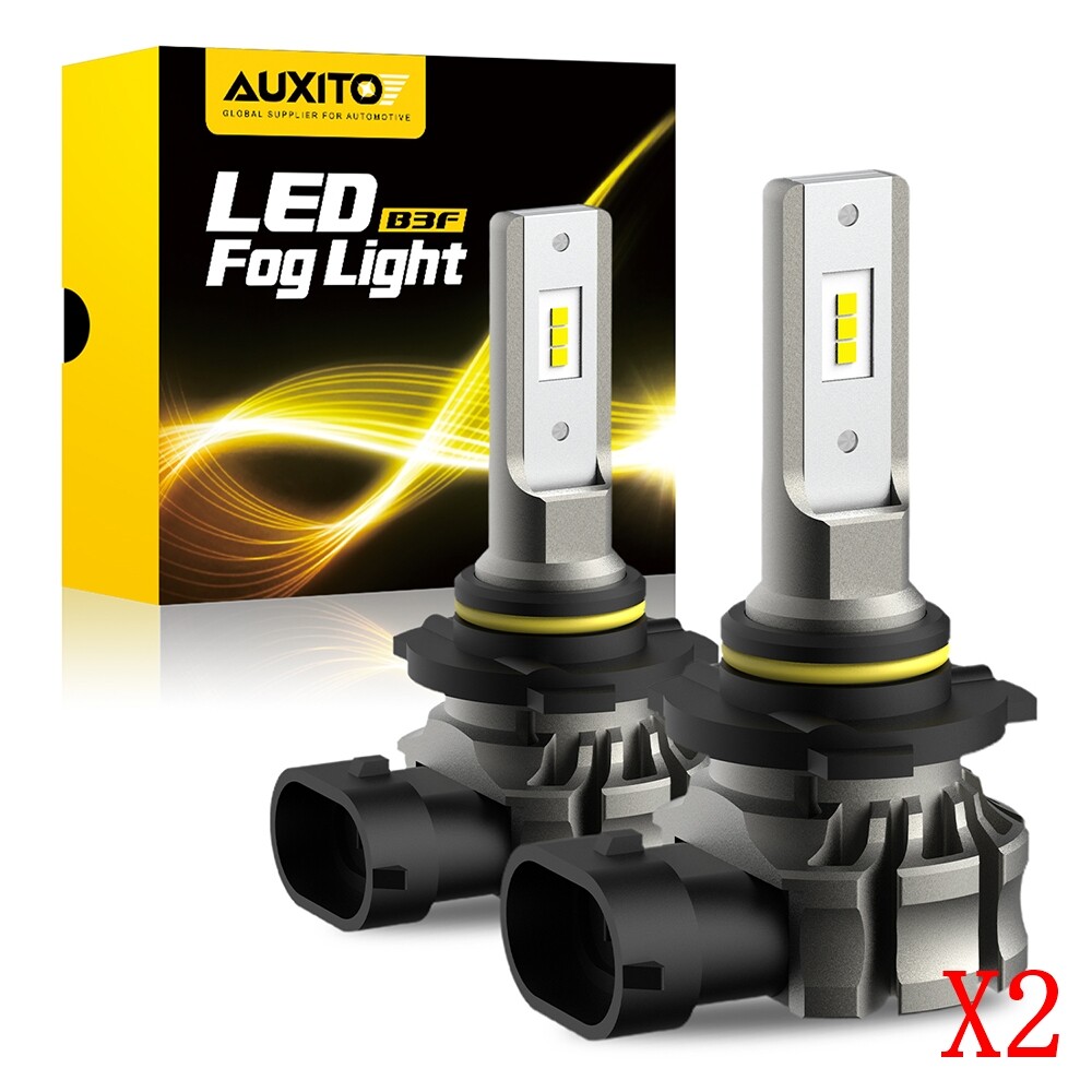 9145 9140 H10 LED Driving Fog Light Bulb DRL Super White 6500K Bright 2Set
