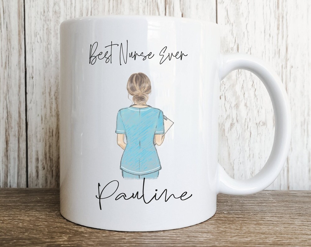 Personalised Nurse Nhs Mug Custom Name Coffee Tea Mug Gift For Her Gifts For Hom