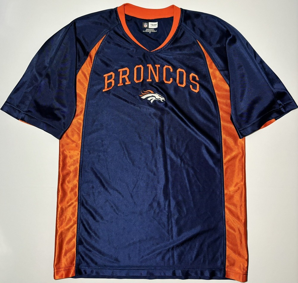 Denver Broncos NFL Jersey for Men Size M Blue Orange Top