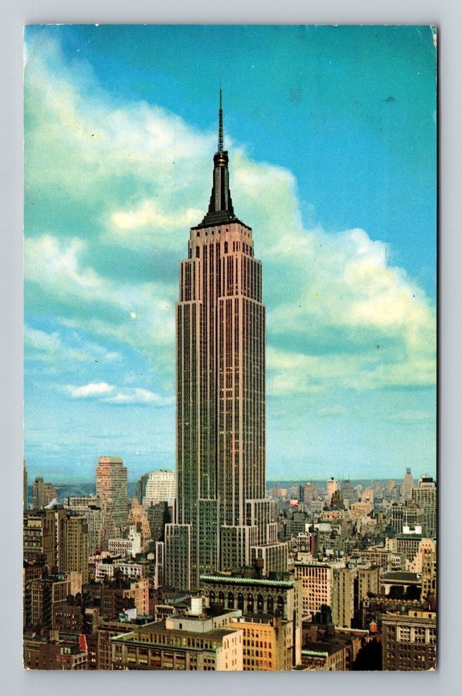 New York City NY, Empire State Building, Vintage c1967 Postcard