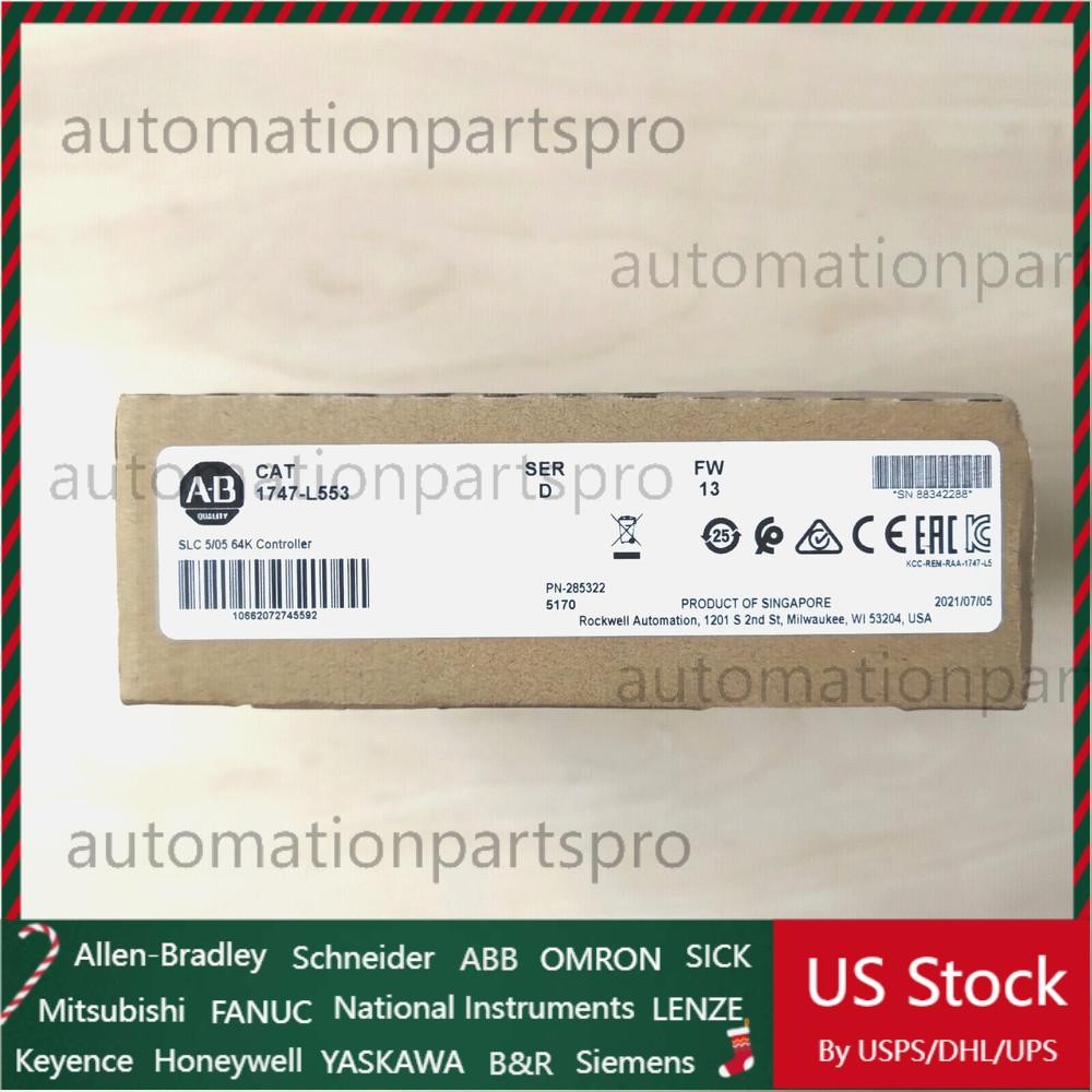 New Factory Sealed Allen Bradley 1747-L553   SLC500 5/05 CPU Processor Unit