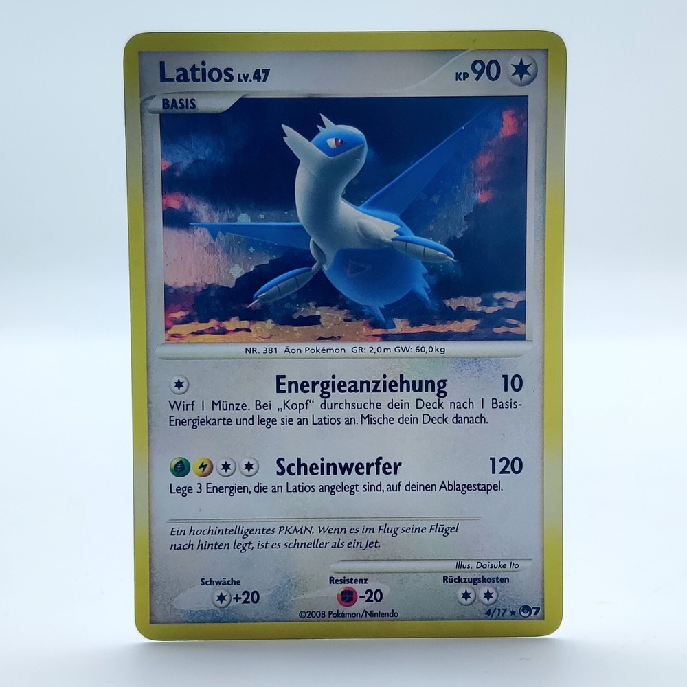 Pokemon TCG Holo Latios 4/17 Pop Series 2008 Near Mint