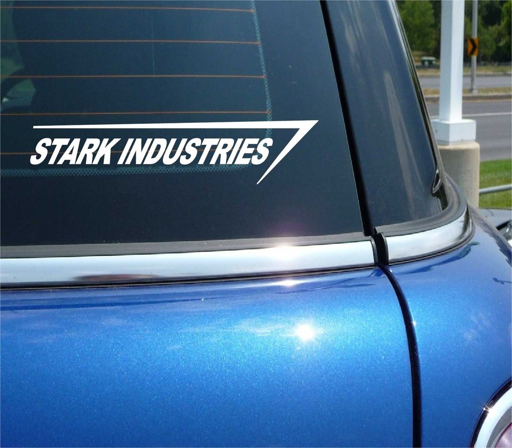 STARK INDUSTRIES STICKER DECAL FUNNY MARVEL IRON MAN AVENGERS CAR TRUCK WINDOW