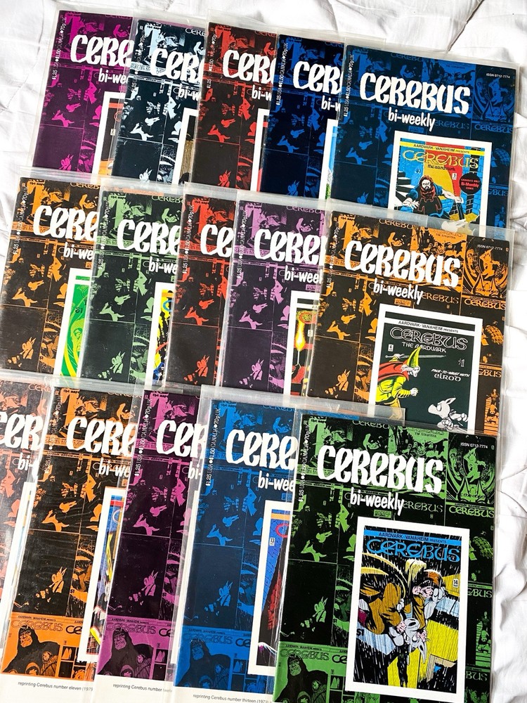 CEREBUS BI - WEEKLY COMIC LOT OF 26