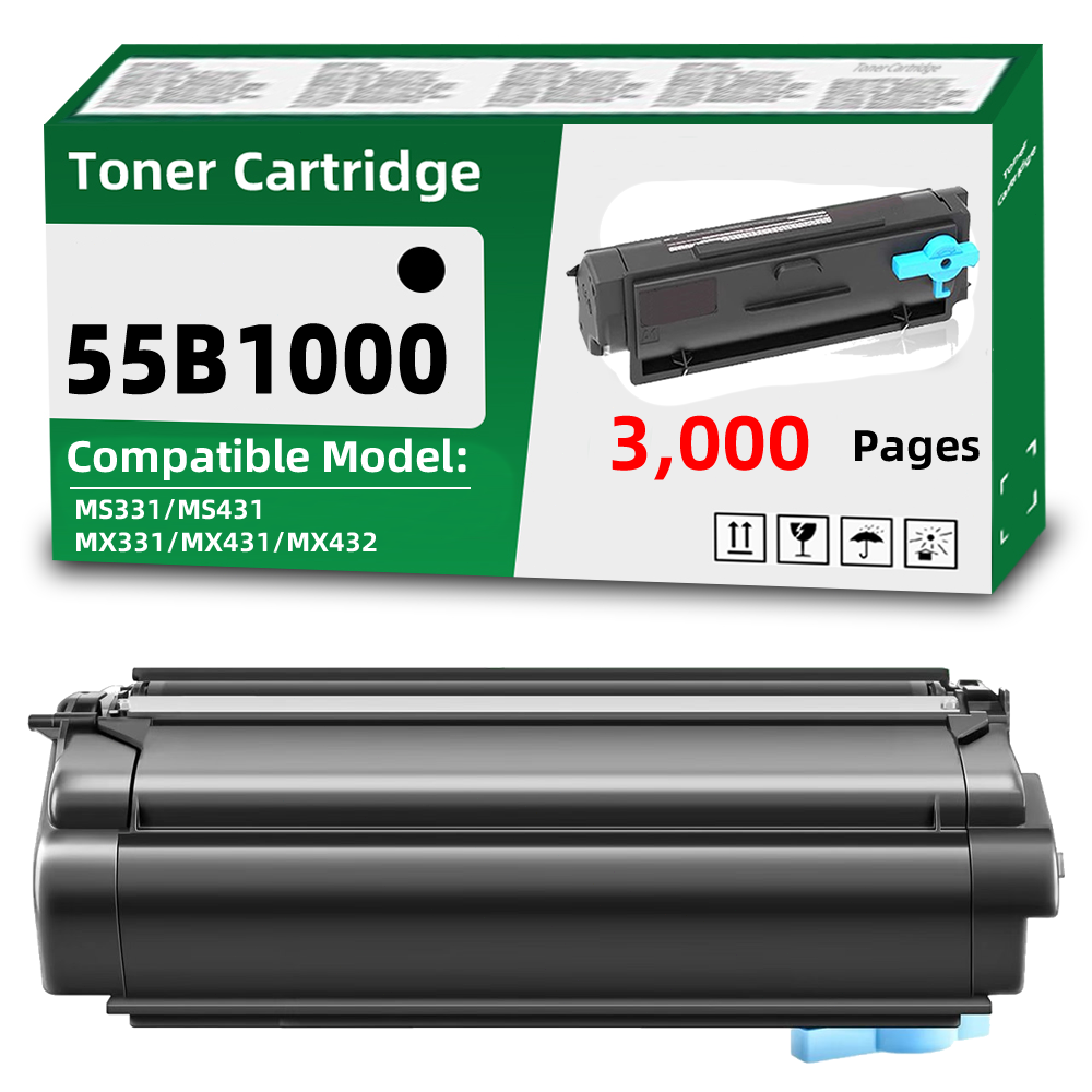 Lexmark Unison Original Toner Cartridge Black 55B100E