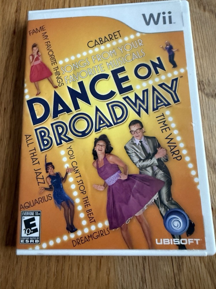 Dance On Broadway Nintendo Wii Video Game Complete with Manual